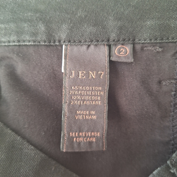Jen7 by 7 For All Mankind Black Denim Jeans - Picture 9 of 10